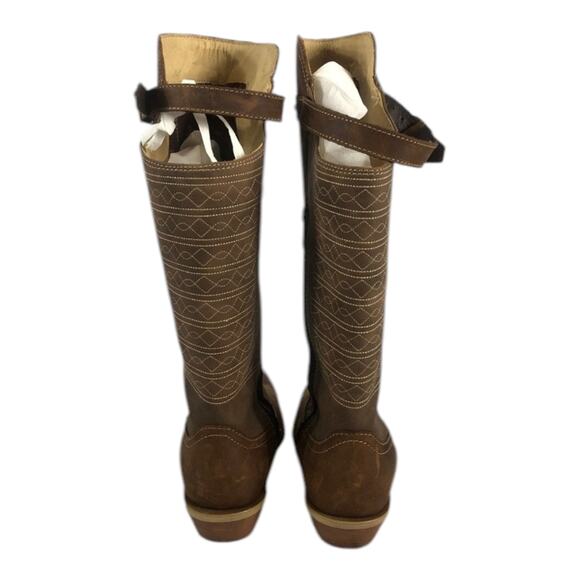 Durango Crush Women's Vintage Brown Belted Collar Western Boot DRD0203 size 8 - Picture 8 of 9